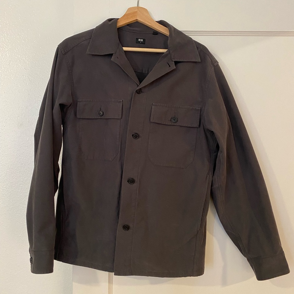 Uniqlo Unisex Charcoal Utility Jacket